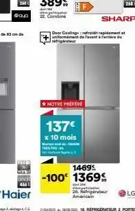BUT Réfrigérateur américain offre