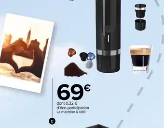 Carrefour Machine à Café Nomade offre