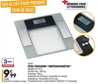 ALDI Pèse-Personne offre