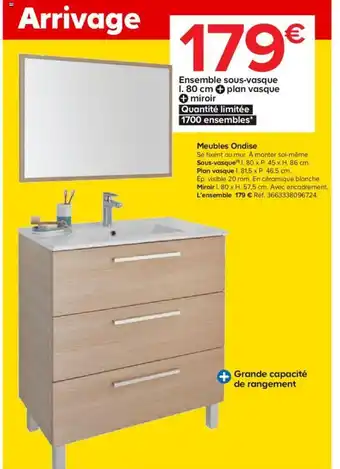 Castorama Meubles Ondise offre