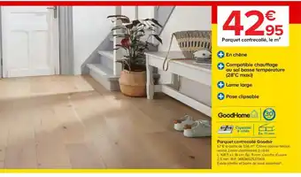 Castorama Parquet Contrecollé Goodsir offre