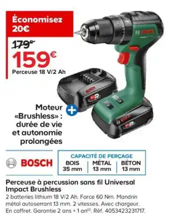 Castorama Perceuse à Percussion offre