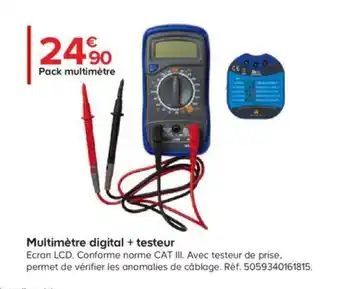 MultimĂštre Digital + Testeur