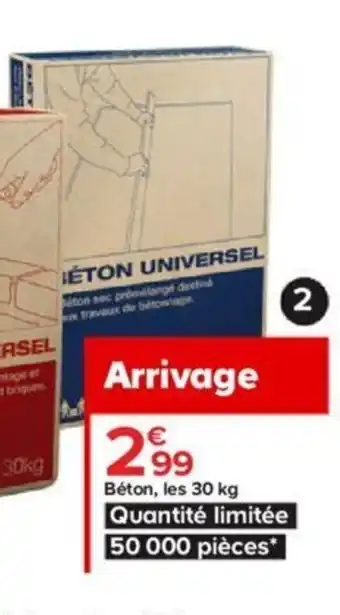 Castorama Béton offre