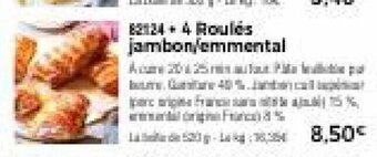 Thiriet 4 Roulés Jambon/Emmental offre