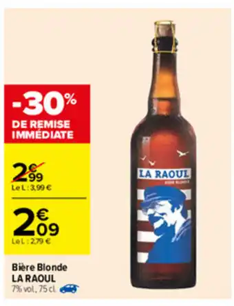BiĂšre blonde La Raoul