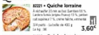 Thiriet Quiche Lorraine offre
