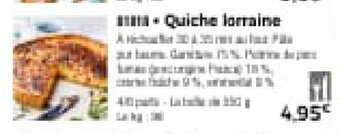 Thiriet Quiche Lorraine offre