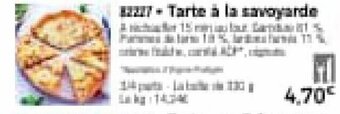 Thiriet Tarte à La Savoyarde offre