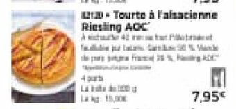Thiriet Tourte à l'Alsacienne Riesling AOC offre