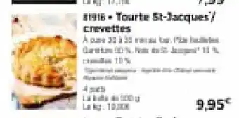 Thiriet Tourte St-Jacques Crevettes offre