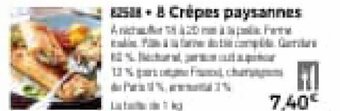 Thiriet 8 Crêpes Paysannes offre