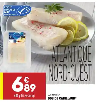 ALDI Dos de cabillaud offre