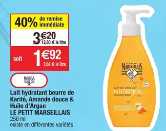 Migros Lait hydratant beurre de Karité, Amande douce & Huile d'Argan offre
