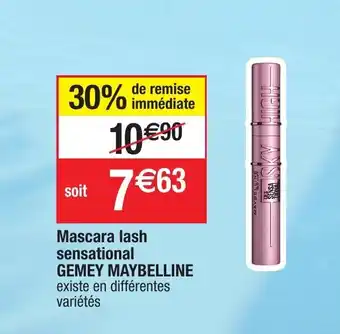 Migros Mascara lash sensational offre