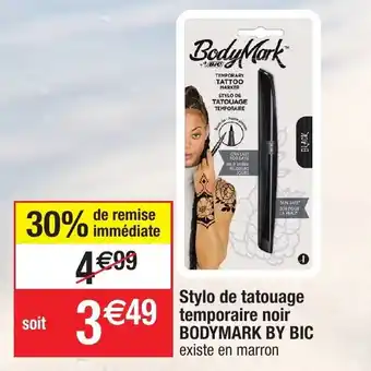 Migros Stylo de tatouage temporaire noir offre