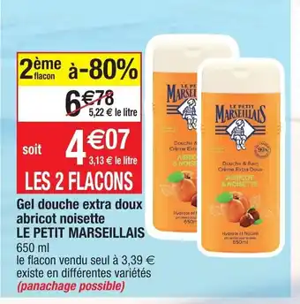 Migros Gel douche extra doux abricot noisette offre