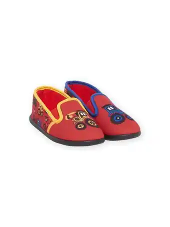 DPAM Pantoufles tricolores tracteurs enfant garçon offre