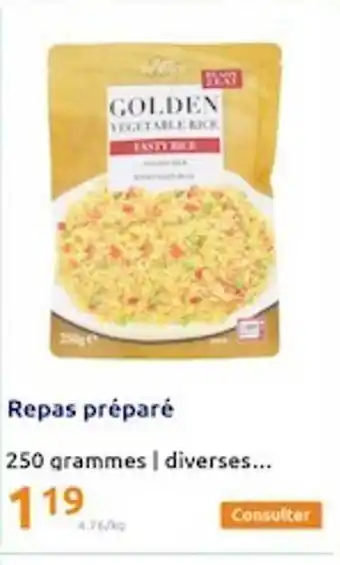 Action Repas préparé offre