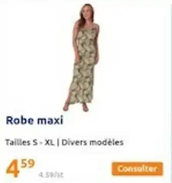 Action Robe maxi offre