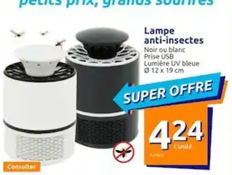 Action Lampe anti-insectes offre