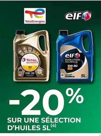 Feu Vert Huiles 5 l totalenergies, elf offre