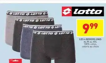 Stokomani Les 4 boxers unis offre