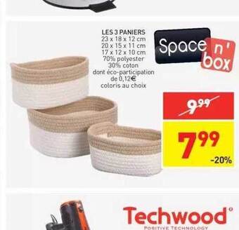 Stokomani Les 3 paniers offre