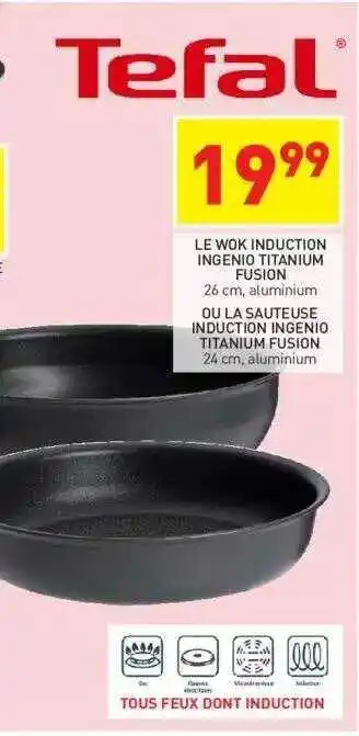 Stokomani Le wok induction ingenio titanium fusion offre