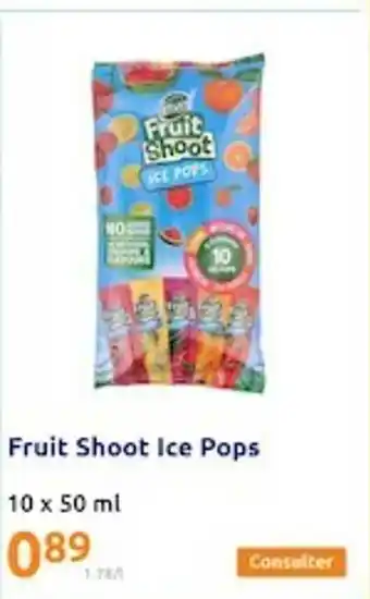 Fruit shoot ice pops