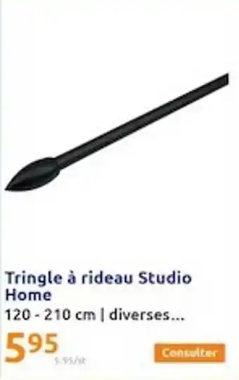 Tringle à rideau studio home