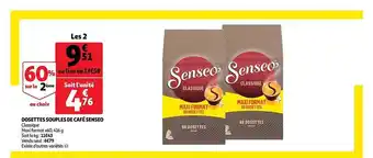 Auchan Dosettes souples de café senseo offre