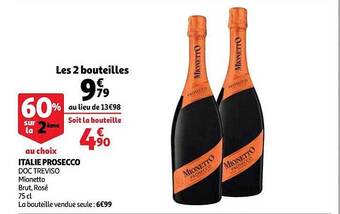 Auchan Italie prosecco offre