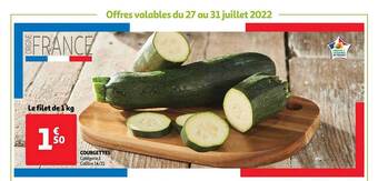 Auchan Courgettes offre