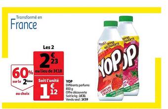 Auchan Yop offre