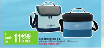 Migros Sac isotherme 5 L offre