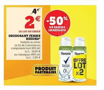 Déodorant Femme Rexona