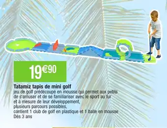 Tatamiz tapis de mini golf