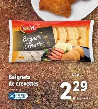 Beignets de crevettes