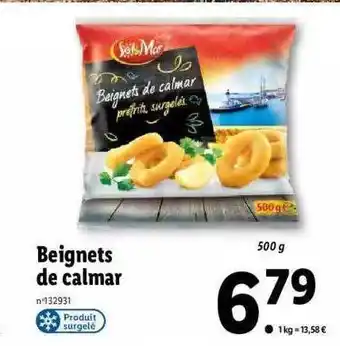Lidl Beignets de calmar offre