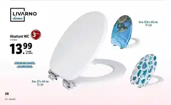 Lidl Livarno abattant wc offre