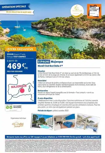 Espagne majorque mondi club best delta