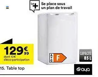 BUT Table top aya offre
