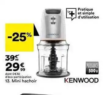 Mini hachoir kenwood
