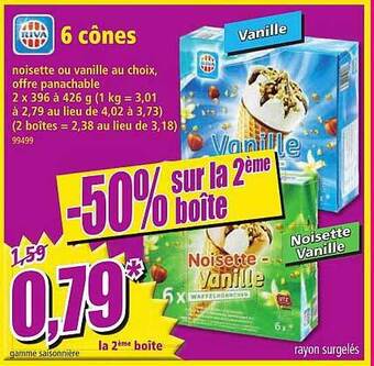 Norma Riva 6 cônes offre