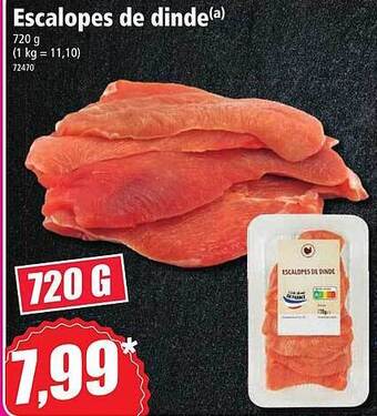Norma Escalopes de dinde offre