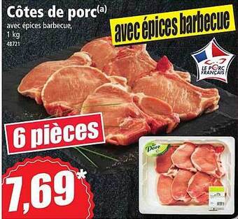 Norma Côtes de porc offre