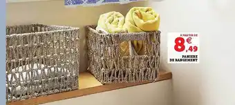 Super U Panière De Rangement offre