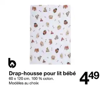 Zeeman Drap-Housse Pour Lit Bébé offre