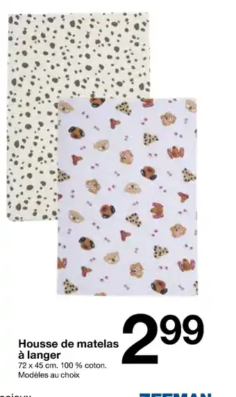 Zeeman Housse de Matelas à Langer offre